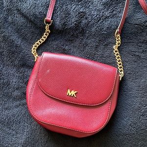 MK Crossbody - Red & Gold